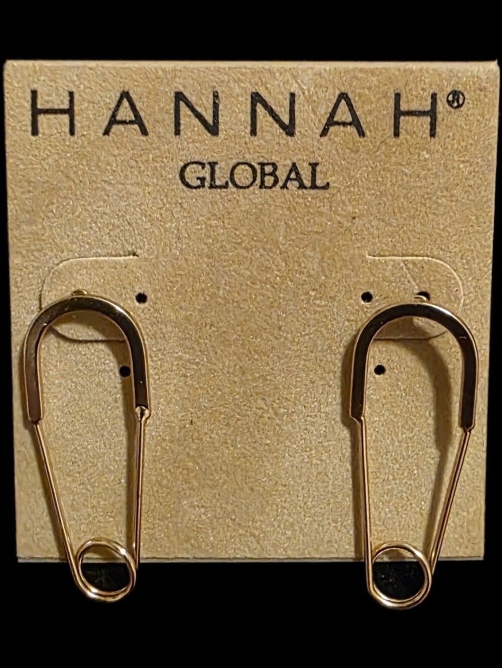 Safety-Pin Style Earrings